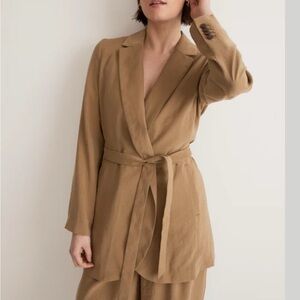 Madewell Drapey Tie-Waist Blazer like new S